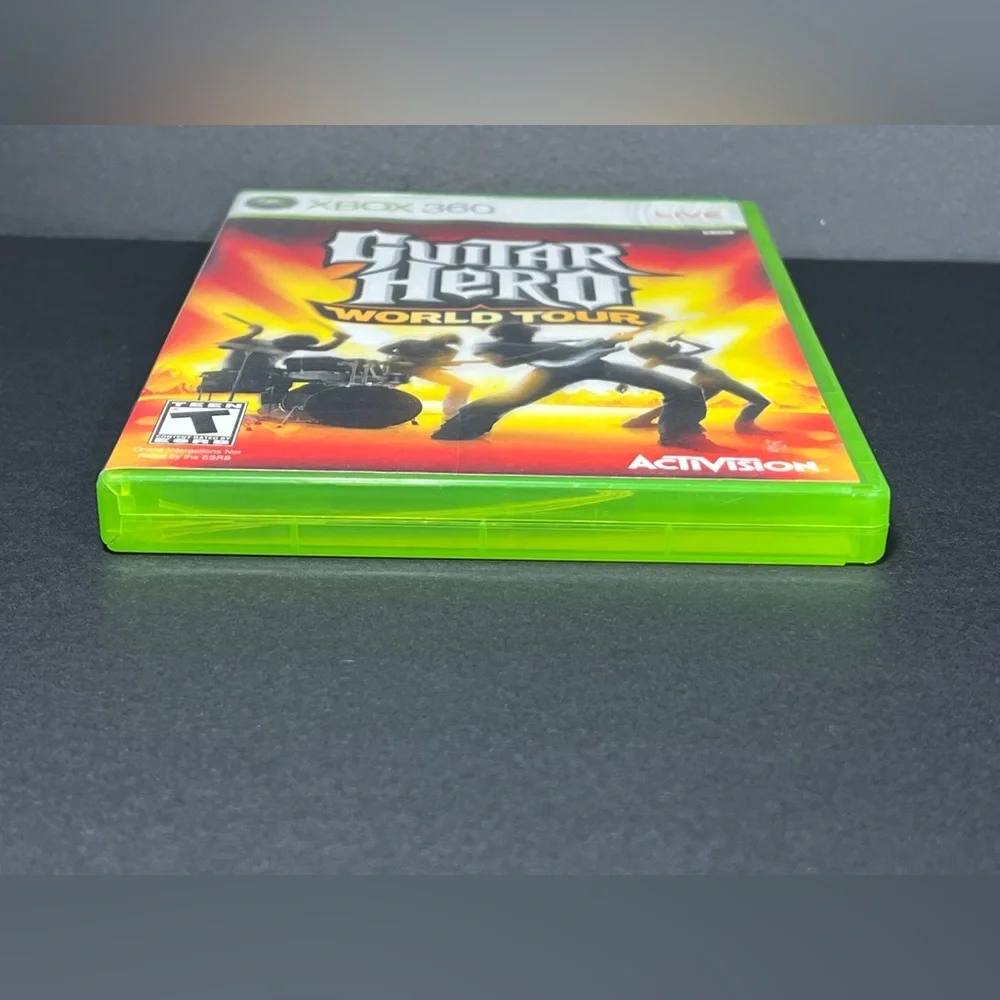 Guitar Hero World Tour Video Game Microsoft Xbox 360 CIB Complete Manual